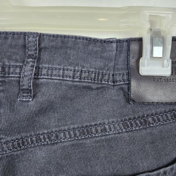 MAC Arne Jeans Mens 36x34 Black Vintage Wash Straight Leg Slim Germany ALTERED - Picture 10 of 16